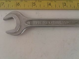 Vintage Mercedes Open Ended Wrench HEYCO 19x17 DIN 895 West Germany 2