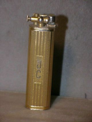 Vintage Dunhill Sylph Lift Arm Pocket Lighter Monogrammed Jc