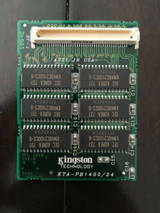 Apple Powerbook 1400 24mb Ram Module Kingston