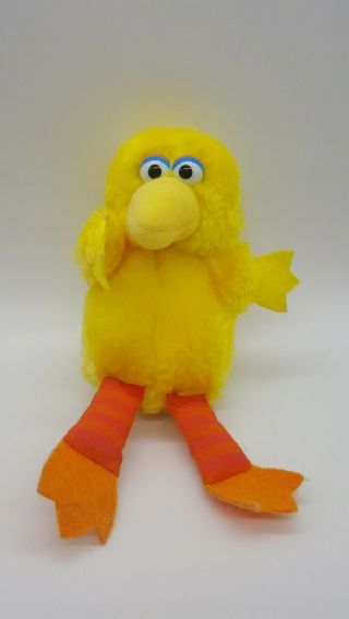 Vtg Applause Sesame Street Big Bird Plush Mini Animal Yellow 7 " Tall;nos