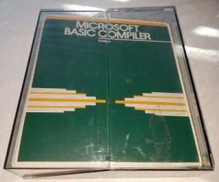1982 Microsoft Basic Compiler System Cp/m - 80 On 8 " Floppy Disk
