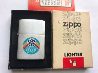 1982 Disney World Epcot Center Zippo Lighter