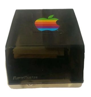 Vtg Apple Flip N File 25 Floppy Disc Storage Case,  Games And Utilities Apple Ii