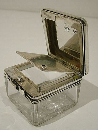 Leuchars Asprey Hm1885 Antique Solid Silver Victorian Vesta Case Match Safe 291