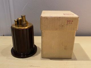 Old Vintage Ronson Touch - Tip Table Top Lighter With Box