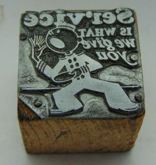 Vintage Printing Letterpress Printers Block Service Is What We Give You