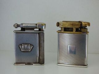 Dunhill Parker Beacon Lighter " The Roller ",  Another Sterling Silver Cased
