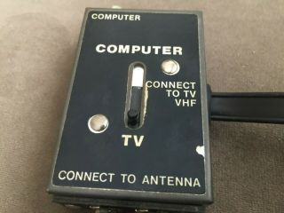 Vintage Atari 2600 Antenna Switch Box RF Adapter Game TV Computer 2