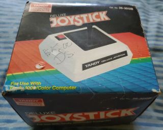 Deluxe Joystick For Trs - 80 Color Computer Or Tandy 1000