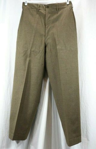 32 X 29.  5 Vintage Korean War M1952 Trousers Men 