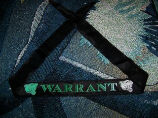 Vintage 1989 Warrant Drfsr Headband Bandana Tapestry Flag Banner Jani Lane