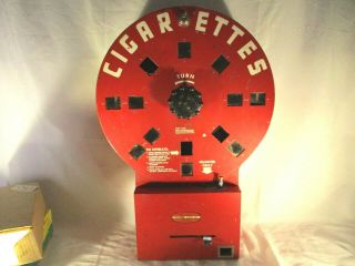 Vintage Dial - A - Smoke Cigarette Vending Machine Triangle Sales Company