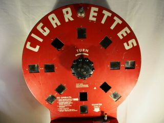 Vintage Dial - A - Smoke Cigarette Vending Machine Triangle Sales Company 2
