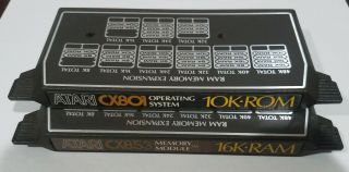Atari 800 16k Memory Module Cx853 Ram16k Cartridge Cx801 Operating 10k Rom