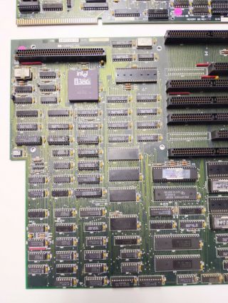IBM AT PC Clone Intel 386 Motherboard AMI Bios - - 2