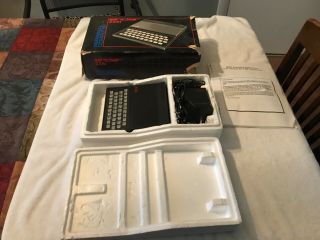 Timex Sinclair Zx81 Personal Computer Not