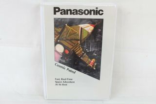 Rare Vintage Panasonic Jr 200u 200 - U Computer Video Game Cosmic Patrol Jr - Tu77