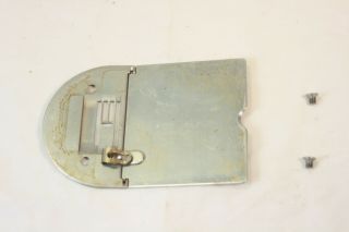 Vintage Sewmor 960 Sewing Machine Hinged Bobbin & Needle Plate Cover w/ Screws 2