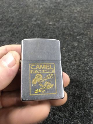 Vintage Zippo Lighter Camel Cigarettes - Joe’s Racing Camel Gt Challenge 1970 