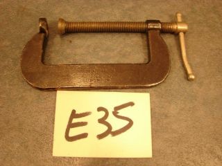 E35 Vintage Cincinnati Tool Co.  5 " Long Heat Treated C - Clamp No 55 Jr