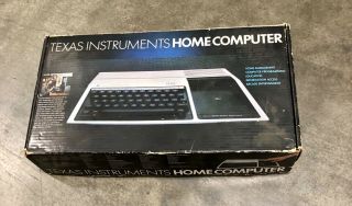 Texas Instruments Ti - 99/4a Black Home Computer