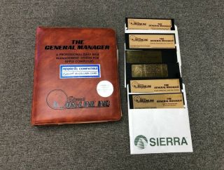 The General Manager Database Software (apple Ii Iie, ) | Sierra On - Line