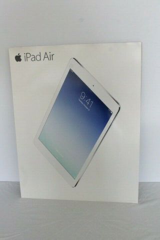 Ipad Air Authentic Apple In - Store Promo Poster 22 X 28 " 2013