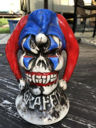 VINTAGE GRAFFIX JESTER HEAD WATER PIPE BASE COND 2