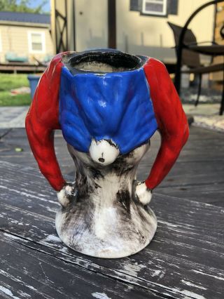 VINTAGE GRAFFIX JESTER HEAD WATER PIPE BASE COND 3