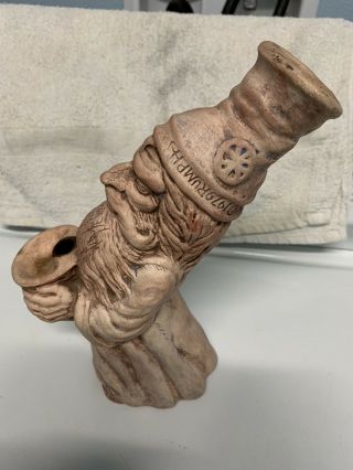 Rumph Rare Authentic Hand Signed Jim Rumph Six Fingered Wizard Bong Pipe