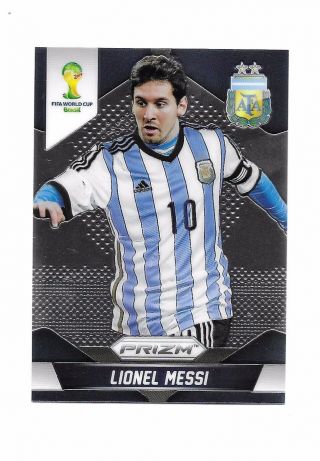 2014 Panini Prizm World Cup Lionel Messi - First Prizm Card 12