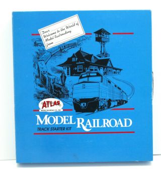 Vintage Atlas Train Model Railroad Track Starter Kit No.  8,  Unassembled