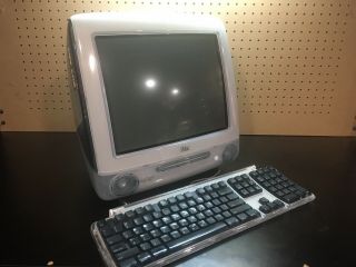 Apple Imac G3 600 (summer 2001) Graphite Os 9.  2 768 Mb Memory System/keyboard