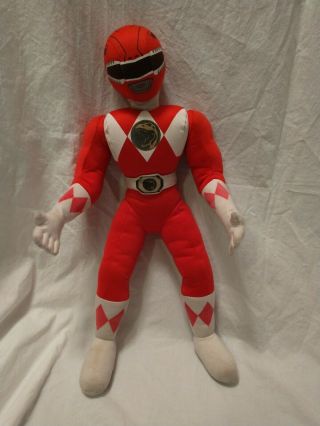 Vtg Red Mighty Morphin Power Ranger Jason Plush Kid Dimension 1994 18 " Doll