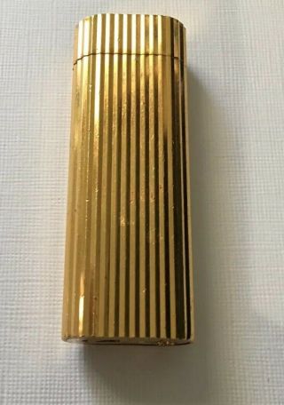 Vintage Cartier Gold Plated Lighter