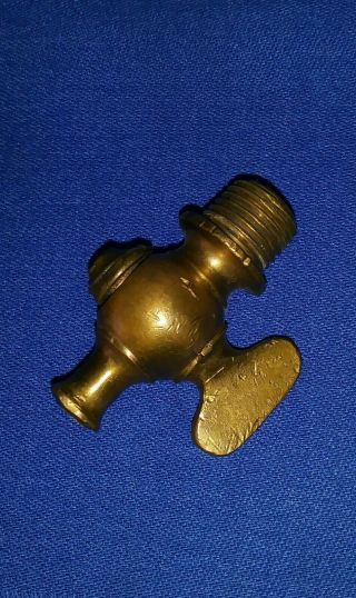 Vintage Bronze Petcock 1/8 " Npt Gas/water/air