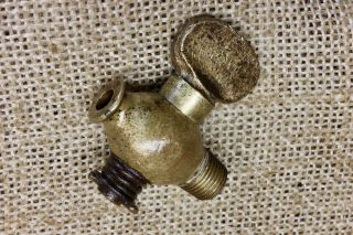 Old Brass Valve Blow Off Petcock Hit Miss Gas Engine 1/8” Mip Small Size Vintage