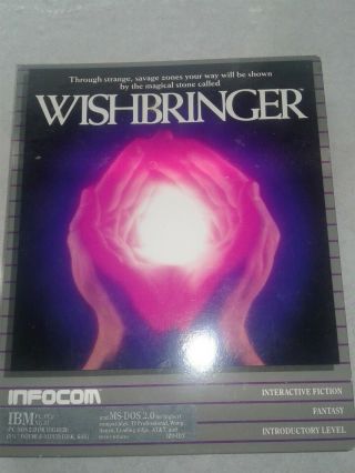 Wishbringer Infocom Ibm Pc Ms - Dos 2.  0 Game 1985 Floppy Disk 5.  25