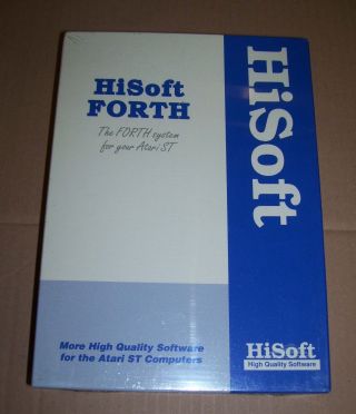 Atari 520 1040 St Ste Mega Tt Computer Software Hisoft Forth Boxed
