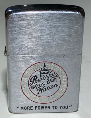 Vintage1956 Zippo With Continental Motors 