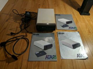Atari 1050 Floppy Disk Drive With Psu,  Sio Data,  Manuals,  As - Is