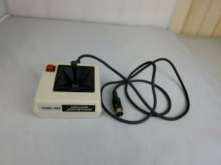 Vintage Trs - 80 Tandy Deluxe Joystick 26 - 3012a Radio Shack Great