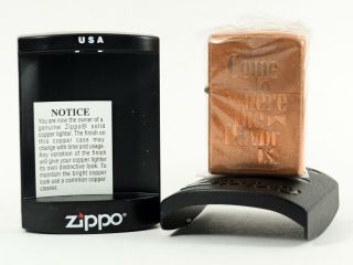 Come To Where The Flavor Is - Copper Marlboro Zippo Men 