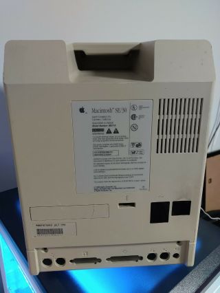 Vintage Apple Mac Macintosh SE SE/30 Desktop Shell Case Plastics Enclosure 2