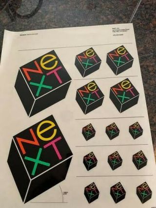 Next Computer Logo Stickers Labels From The Early Days Plus Your Next Bonus