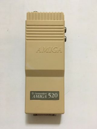 Commodore Amiga 500 A520 Ntsc Video Adapter Tv Rf Modulator Vintage Retro