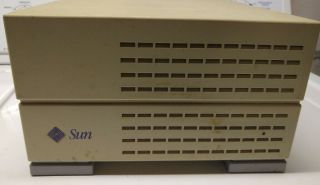 Vintage Sun Sparc Disk Drive Enclosure Model 911 4 Drive Scsi 595 - 3286 - 01
