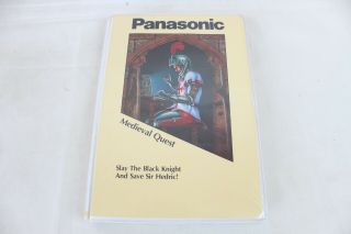 Rare Vintage Panasonic Jr 200u 200 - U Computer Video Game Medieval Quest Jr - Tu65