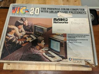 1980s Vintage Commodore Vic - 20 Computer - No Cables