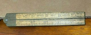 Vintage Lufkin 781c Folding Wood Brass Rule Ruler 24 "